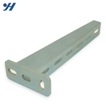 Durable Heavy Duty Galvanized Channel Brackets Perforated Cantilever